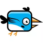 Blå fuglen ikon