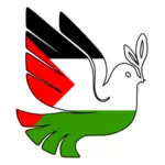 Mír pro Palestinu vektorový obrázek