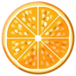 Frisk oransje