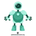Přátelský zelený robot