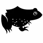 Żaba sylwetka zarys
