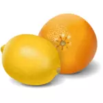 Sitron og appelsin