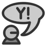 Messenger pictogram illustraties vector