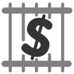 Ikona symbolu dolaru