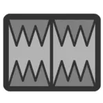 Clip Art dell'icona di Backgammon