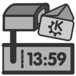Zegar czasu skrzynki pocztowej