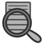 Pesquisar ícone de arte de clipe de documento