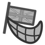UK flag icon clip art