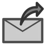 Mail post to icon