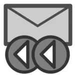 Risposta di posta elettronica a tutte le icone