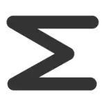 Math sum icon symbol