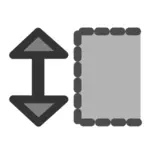 Resize row icon