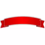 Red banner vector image
