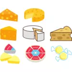 Tipos diferentes de queijo