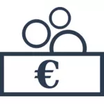Vektorgrafik Geld Exchange Zeichen