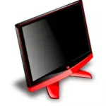 Yleinen peli-LCD-näytön ClipArt-kuva