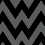 Motif en zigzag noir et gris