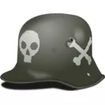 德国军队头盔矢量图像