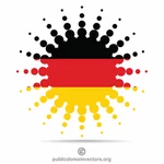 Efek halftone bendera Jerman