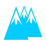 Glacier vector icon