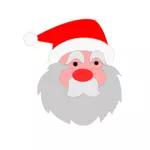 Weihnachtsmann Cartoon Porträt
