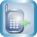 Grafika wektorowa ikona telefonu komórkowego