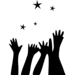 Руки достичь звезд
