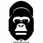 Gorilla vector illustraties