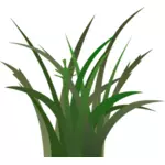 Dunklen Gras Vektor-ClipArt