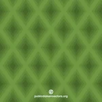 Grønt rhomboid mønster