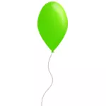 绿色的彩色气球矢量图像