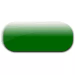 Horisontella piller formade gröna knappen vektorbild