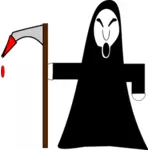Ilustracja wektorowa Grim reaper