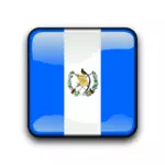Guatemala drapeau vectoriel bouton