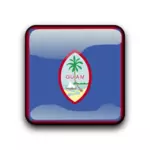 गुआम झंडा वेक्टर बटन