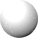 Полутоновый сфера с точками