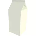 Vektorgrafik med mjölk kartong
