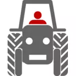 Traktor ikon gambar