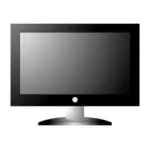 HDTV televisie vector afbeelding instellen