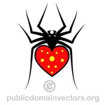 Image vectorielle d'une araignée