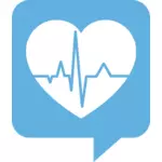 Logotipo do batimento cardíaco