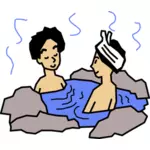 Hot springs i Japan