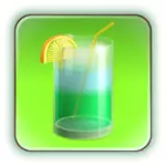 Vektorgrafikk av cocktail i glass