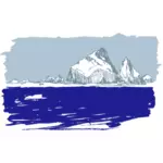 رسم متجه جبل الجليد