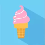 Icona di rosa del gelato