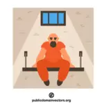 Homme emprisonné