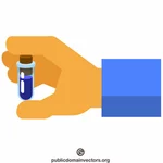 एक बोतल में टीका