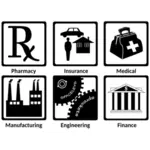 Industrie pictogrammen