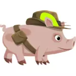 NPC Schwein Vektor Zeichnung