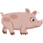 NPC Piggy vektor ilustrasi